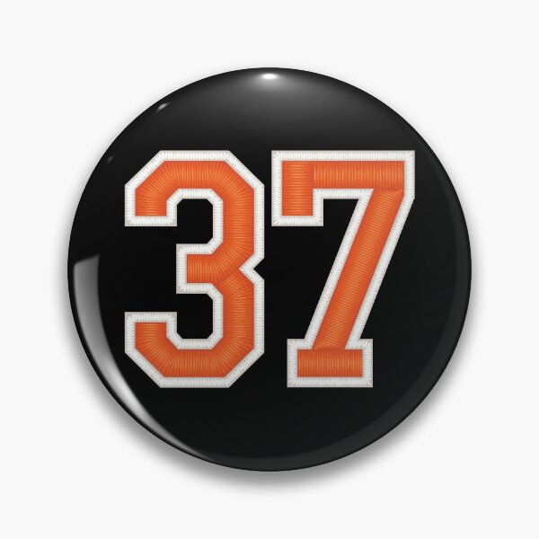 Item preview, Sports Number 37 Jersey thirty-seven Orange designed and sold by elhefe.