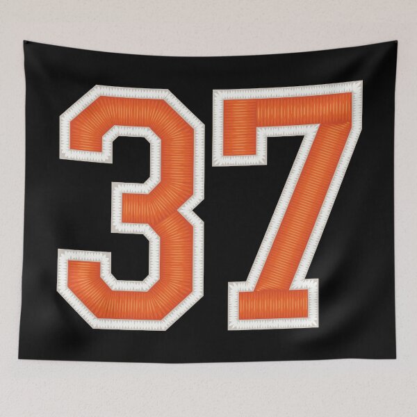 Item preview, Sports Number 37 Jersey thirty-seven Orange designed and sold by elhefe.