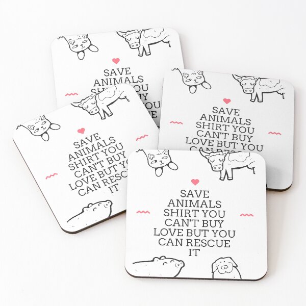 Item preview, Save Animals Shirt You Can't Buy Love But You Can Rescue It designed and sold by piskwi.