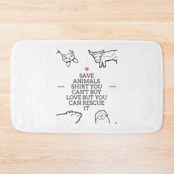 Item preview, Save Animals Shirt You Can't Buy Love But You Can Rescue It designed and sold by piskwi.