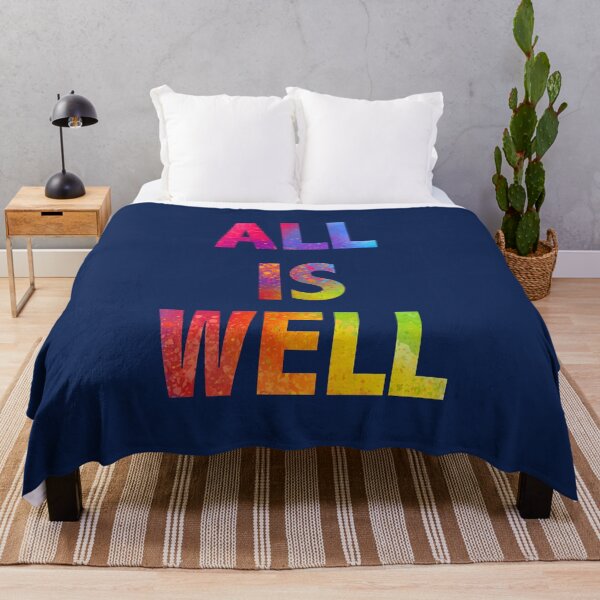 Item preview, ALL IS WELL INSPIRATIONAL QUOTE ( Tropical style) designed and sold by OneChange.