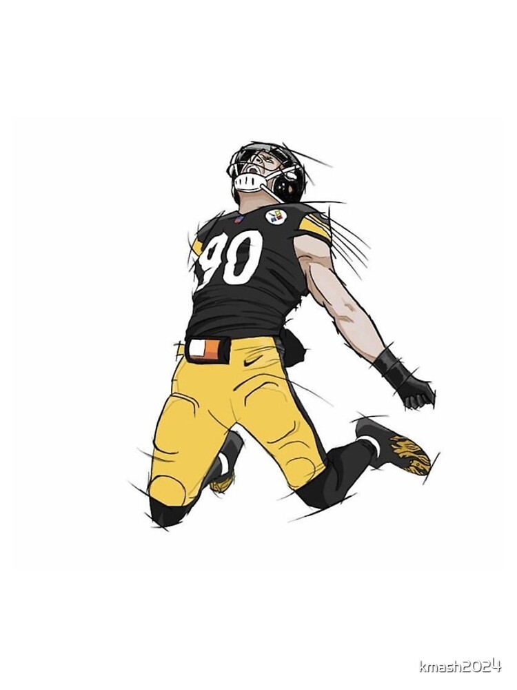 TJ Watt Shirt Fade Design Pittsburgh Steelers Gift - Personalized