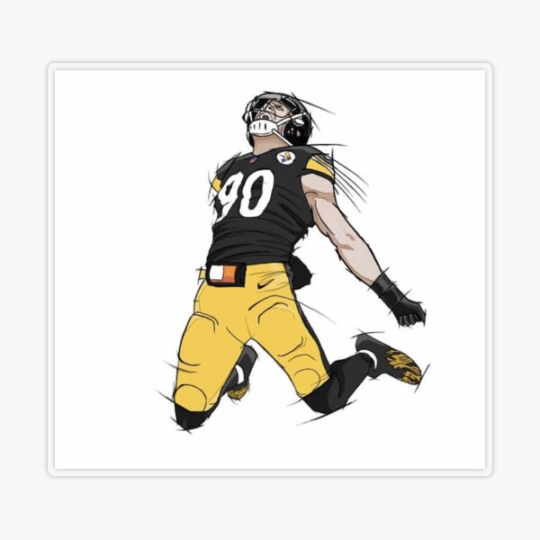 : Sports Poster TJ WATT Poster Prints For Wall Paper