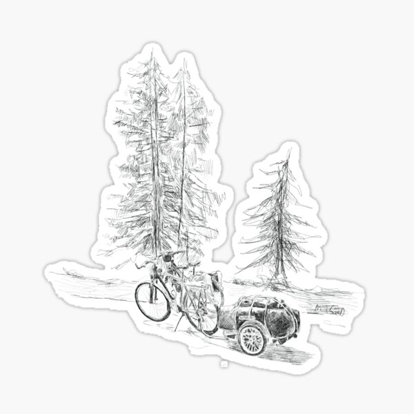 The route is the goal Sticker