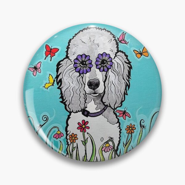 Item preview, Poodle cute pet dog dogs pets puppy art caniche flowers eyes designed and sold by Coolstuff4you71.