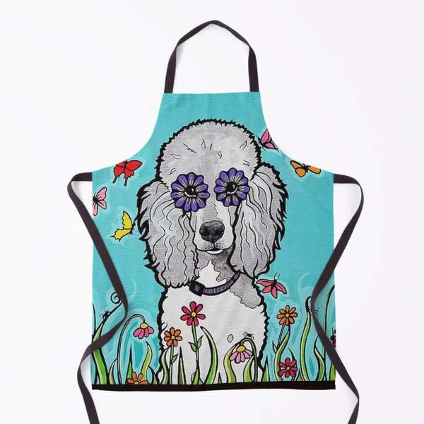 Item preview, Poodle cute pet dog dogs pets puppy art caniche flowers eyes designed and sold by Coolstuff4you71.