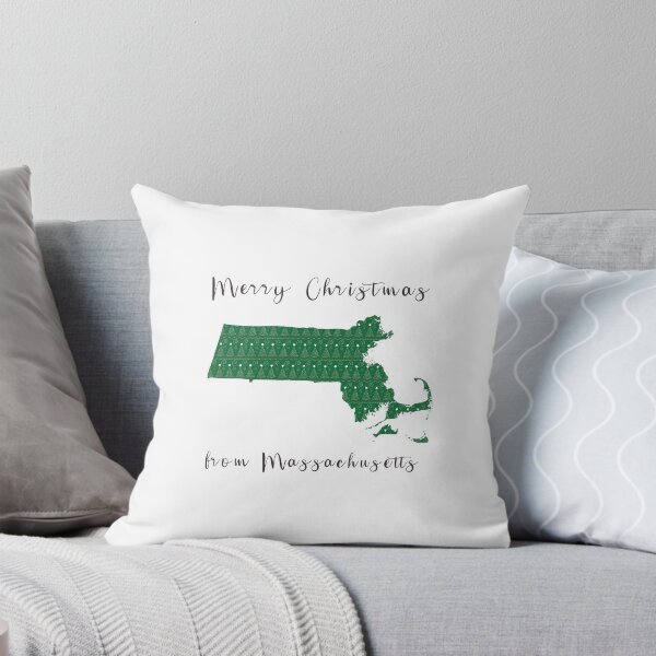 Item preview, Merry Christmas from Massachusetts designed and sold by LauraLuckyChild.
