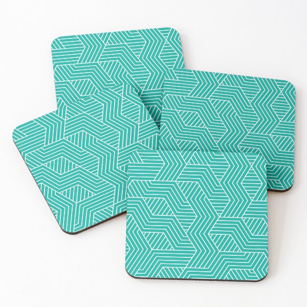 Item preview, TealGeometric Pattern  designed and sold by DreaK.