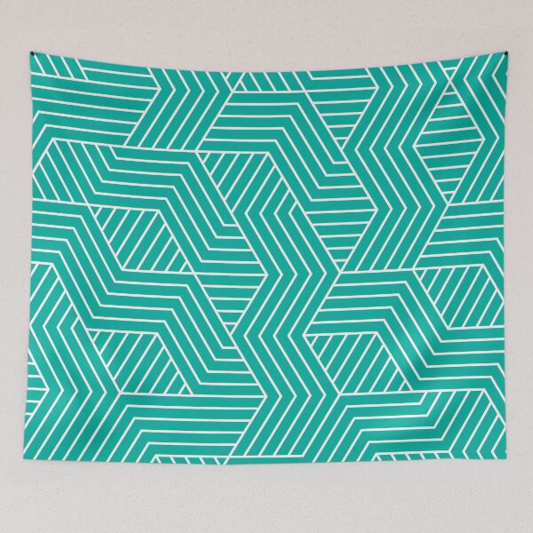 Artikelvorschau, TealGeometric Pattern entworfen und verkauft von DreaK.
