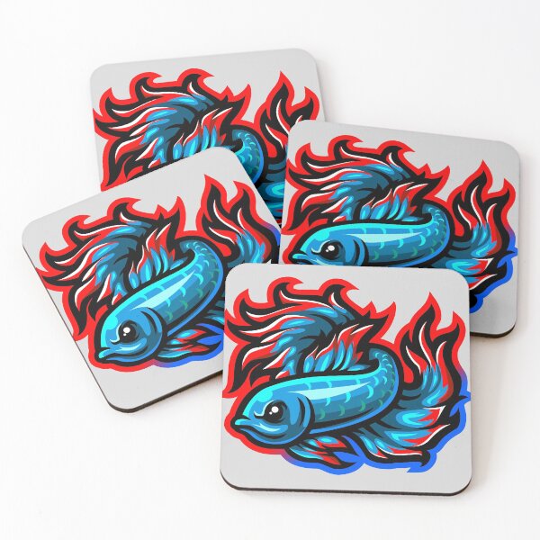 Item preview, Cool Betta Fish Artistic Drawing designed and sold by Artcraft-Ink.