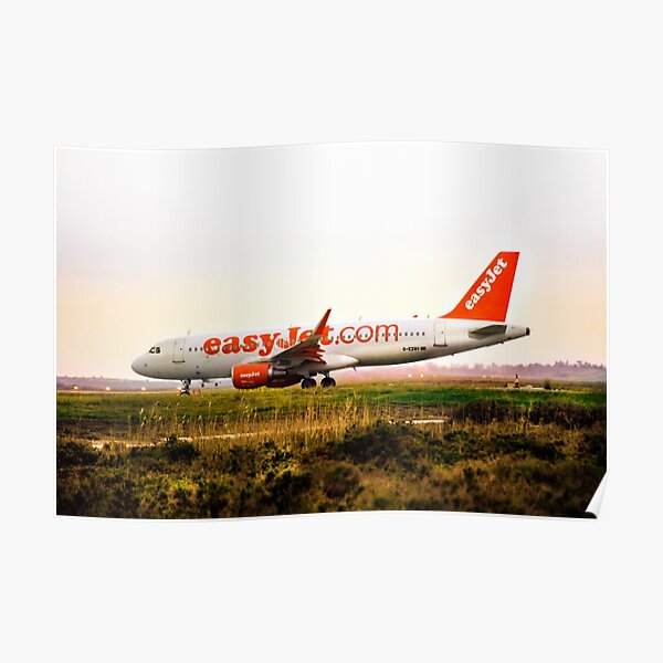"EasyJet Airbus A320" Poster by GiotisCy Redbubble