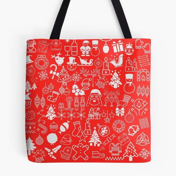 Item preview, Fun Christmas doodle Red White collection by Studio M & Co designed and sold by Studio M & Co..