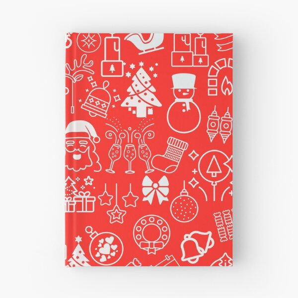 Item preview, Fun Christmas doodle Red White collection by Studio M & Co designed and sold by Studio M & Co..