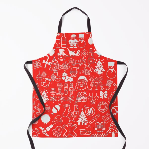 Item preview, Fun Christmas doodle Red White collection by Studio M & Co designed and sold by Studio M & Co..