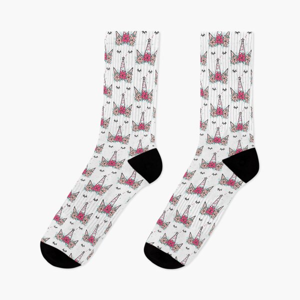 Item preview, Magical Christmas Unicorn - Pink  and Aqua designed and sold by CoralFoxDesigns.