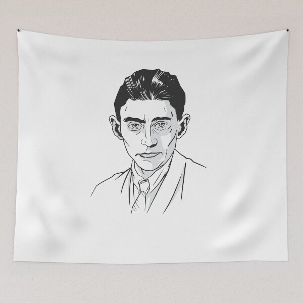Artikelvorschau, Franz Kafka Zeichnung entworfen und verkauft von ArticaDesign.