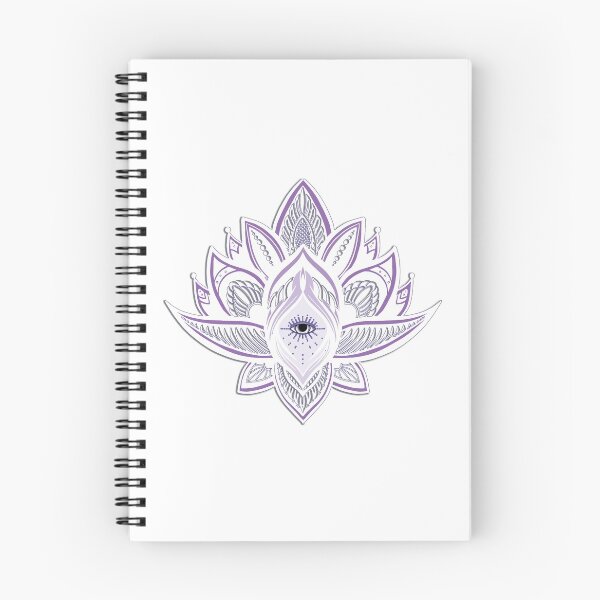 Item preview, Purple and White Lotus Flower with Third Eye designed and sold by squishyrainbow.