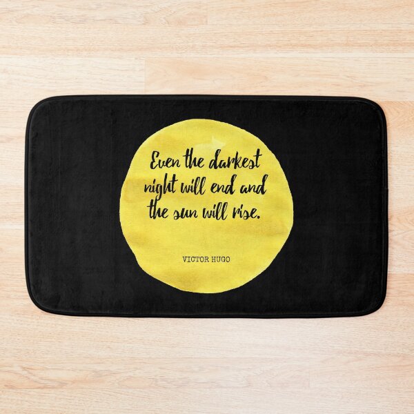 Item preview, Victor Hugo - Even the darkest night will end and the sun will rise. designed and sold by SocraticQuotes.