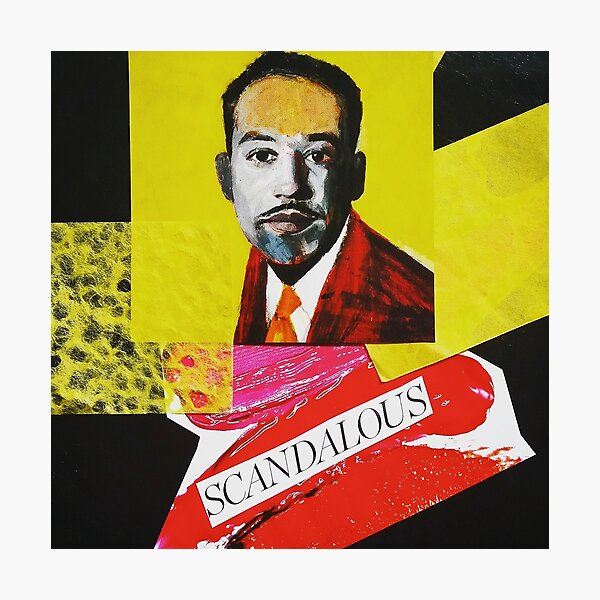 "Langston Hughes - Scandalous" Photographic Print