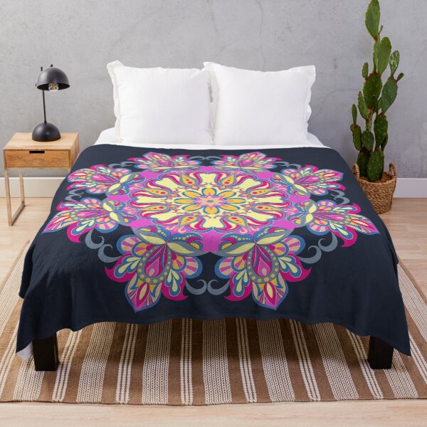 Item preview, Purple mandala flower designed and sold by urban-color.