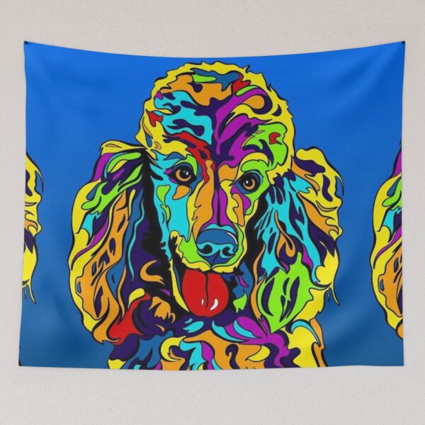 Item preview, Poodle cute pet dog dogs pets puppy art caniche pop art designed and sold by Coolstuff4you71.