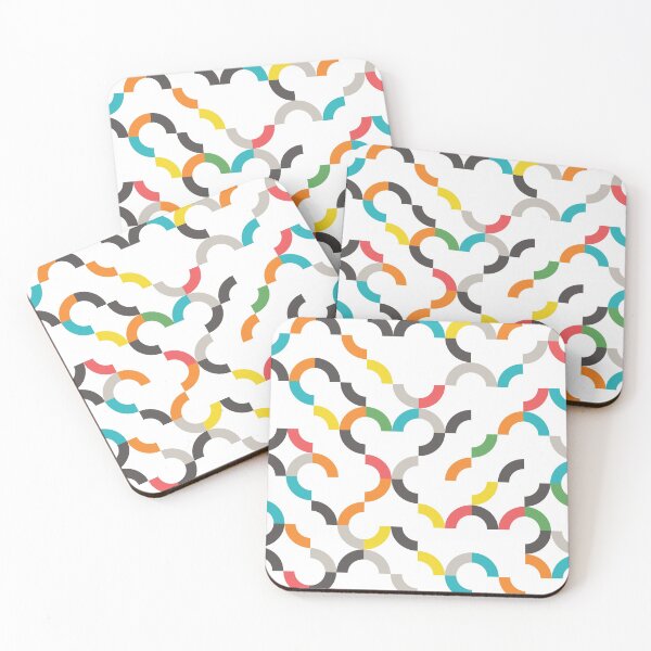 Item preview, Modern, simple, colorful, cheerful, fun geometric pattern with circular shapes designed and sold by theendup.