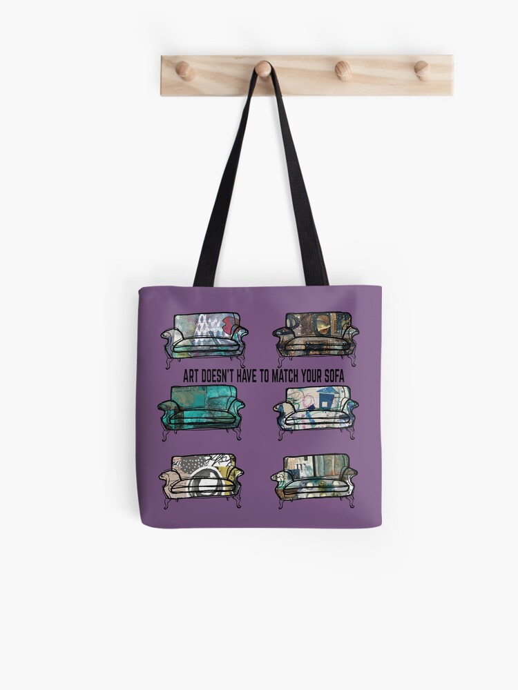 Thumbnail 1 of 2, Tote Bag, Art Doesn't Have to Match Your Sofa designed and sold by KellySchaub.
