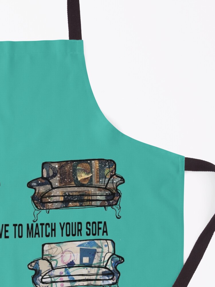 Alternate view of Art Doesn't Have to Match Your Sofa Apron