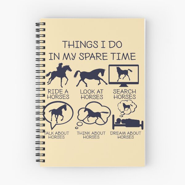 Item preview, Things I Do In My Spare Time, Horse Gifts For Girls, Women, Horse Girl Funny Present designed and sold by Noahlaz.
