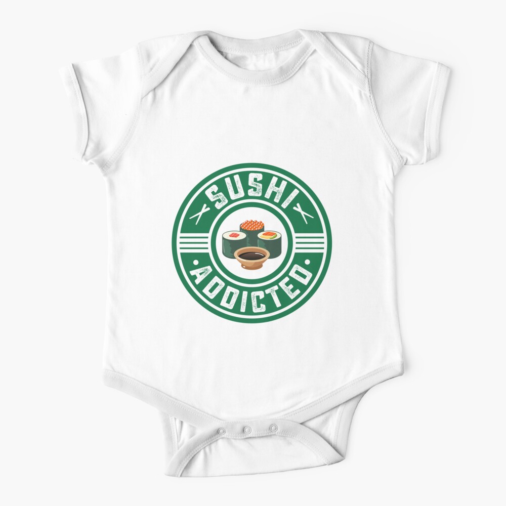 Sushi Addict Sushi Lover Gift Babystrampler