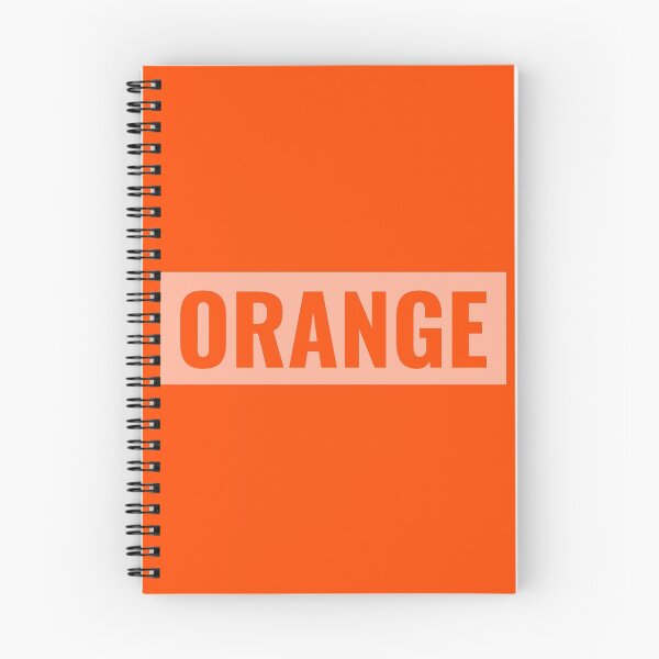 Item preview, Orange text simple classic typography designed and sold by AmongOtherThngs.