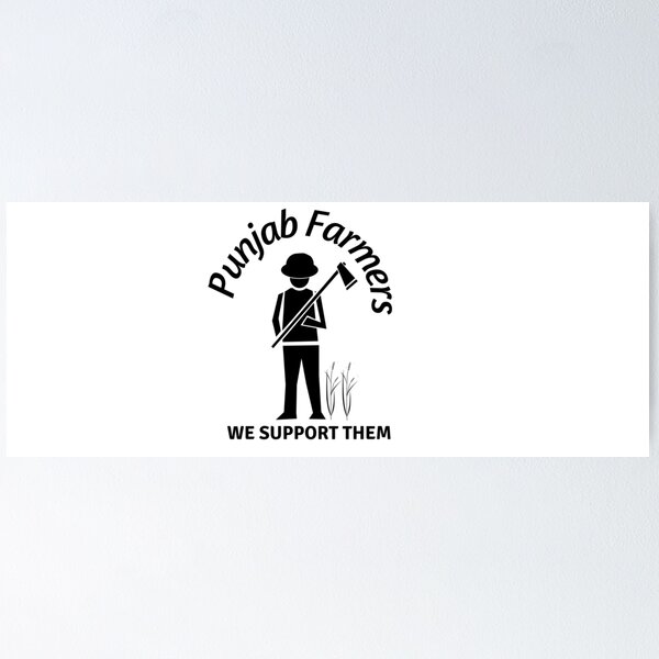 Item preview, pujab Farmers nosotros los apoyamos designed and sold by MoreArt15.