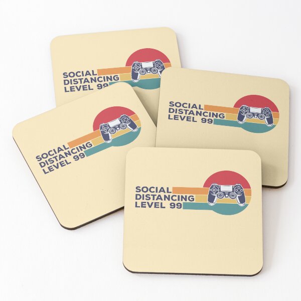 Item preview, Social Distancing Expert Level 99  Funny Gaming Vintage Video Gamer designed and sold by Noahlaz.