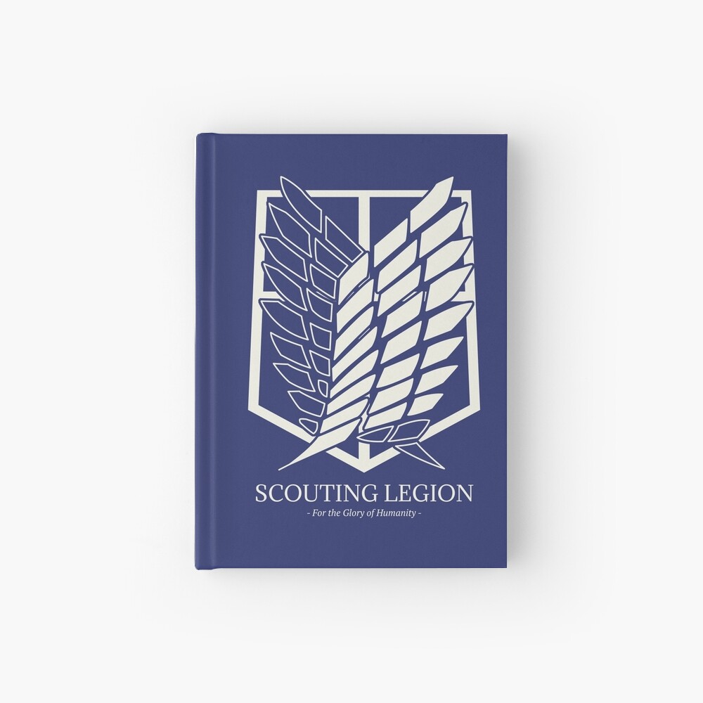 Scouting Legion Attack On Titan Shingeki No Kyojin Spiral Notebook For Sale By Ihasartwork Redbubble