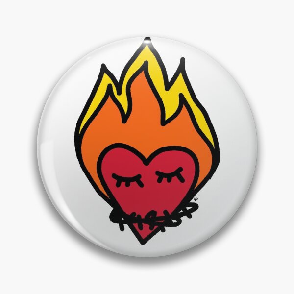 Item preview, burning love  designed and sold by dobiesdoodles.