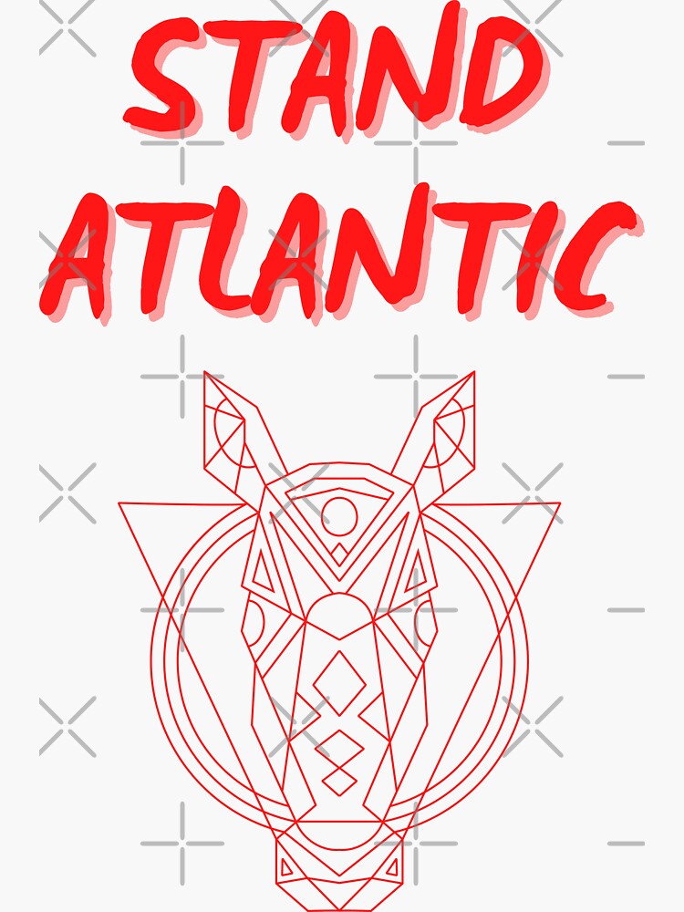 "Stand Atlantic Band Abstract logo " Sticker by ici1575 Redbubble