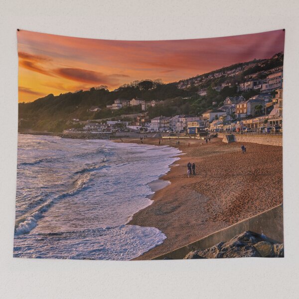 Item preview, Ventnor Beach Sunset designed and sold by manateevoyager.