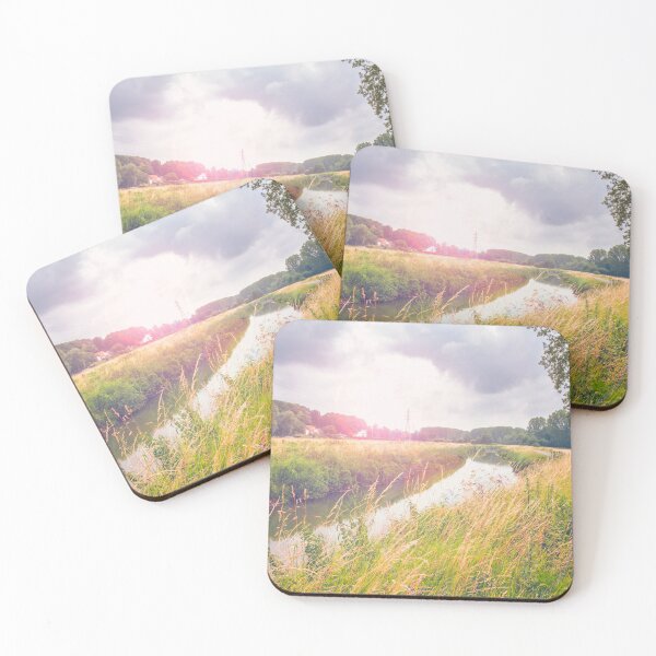 Item preview, Sun breaking through the clouds over the Demer designed and sold by svanaerschot.