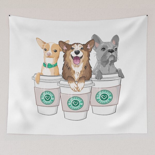 Item preview, PUPPUCCINO SQUAD designed and sold by artbynikav.