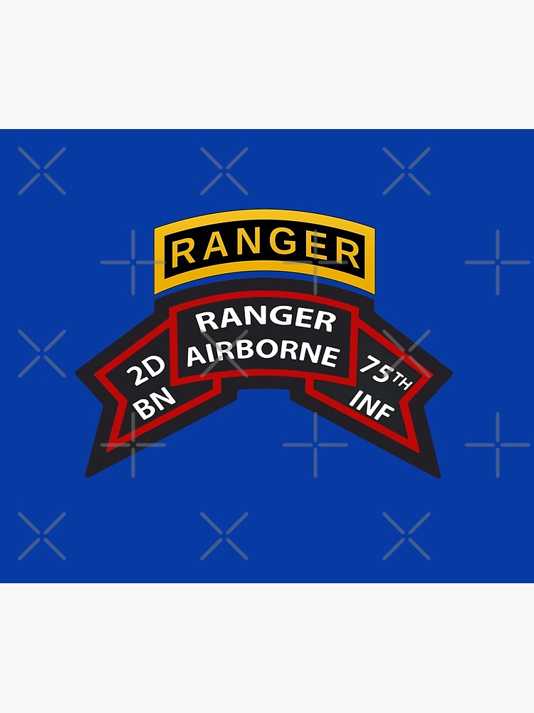 Discover 2nd BN 75th Rangers Airborne Shower Curtain
