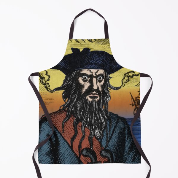 Aperçu de l'œuvre Edward Teach AKA Blackbeard, pirate anglais créée et vendue par ScienceSource.