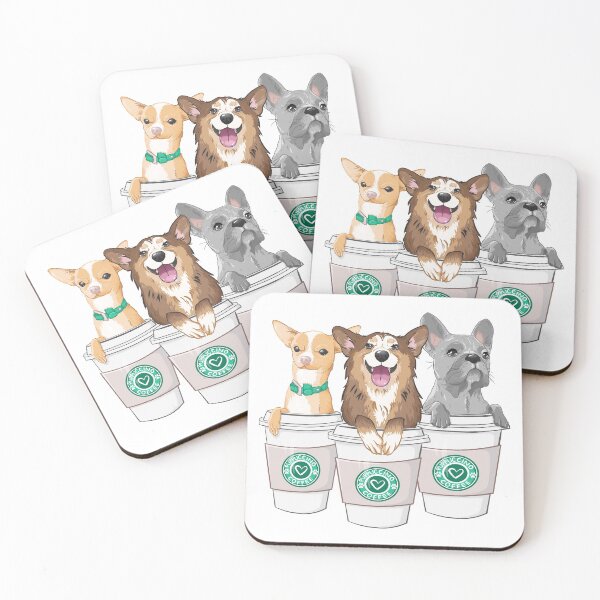 Item preview, PUPPUCCINO SQUAD designed and sold by artbynikav.