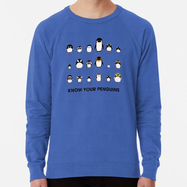 Know Your Penguins Lightweight Sweatshirt