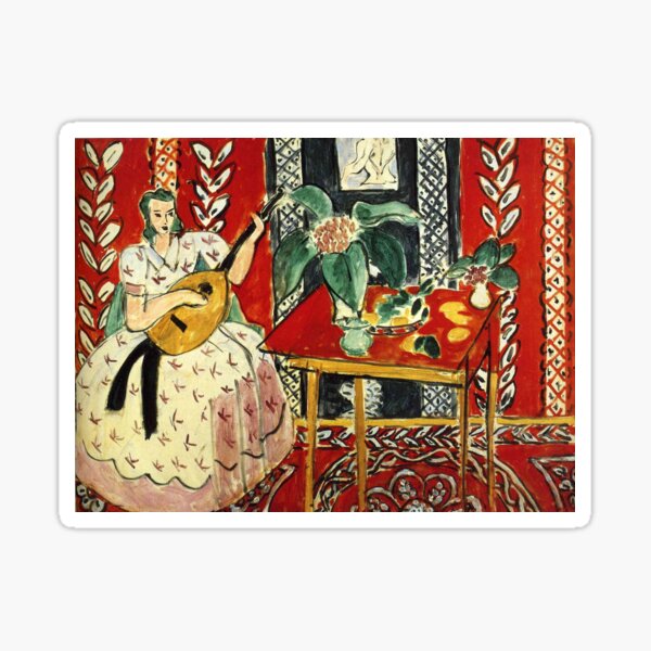 Aperçu de l'œuvre Le luth Henri Matisse créée et vendue par emidye20.