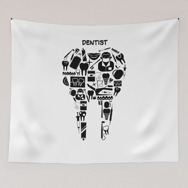 Item preview, Funny Tooth Designs Dentist Teeth Dental  designed and sold by thiag-o.