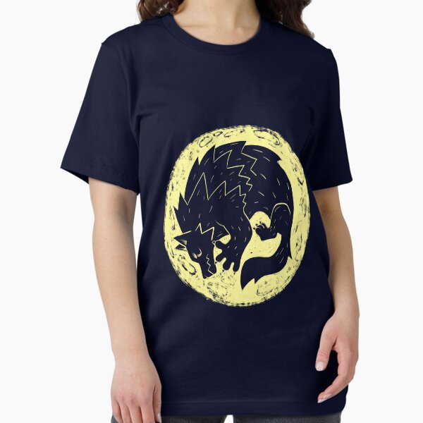 Item preview, Woodcut Werewolf - Yellow Moon designed and sold by citysaurus.