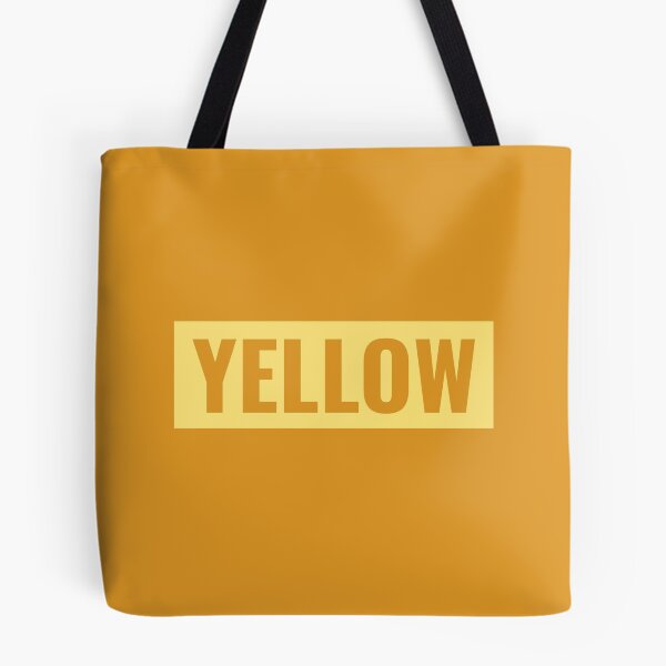 Item preview, Yellow text simple classic typography designed and sold by AmongOtherThngs.