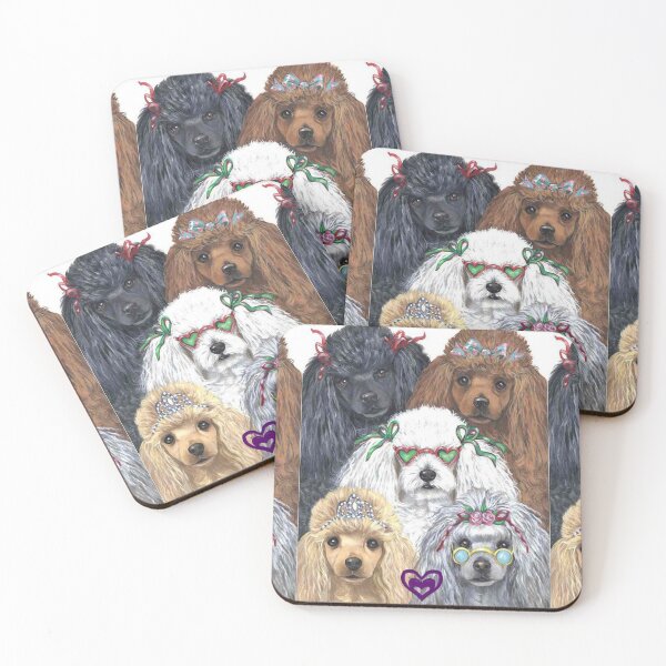 Item preview, Poodle fhasion glasses cute pet dog dogs pets puppy art caniche pop art designed and sold by Coolstuff4you71.