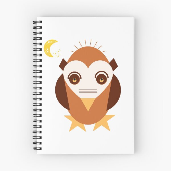 Item preview, Odd Owl, Cute Sad Cartoon Bird in the Moonlight designed and sold by WhimsicaliTee.