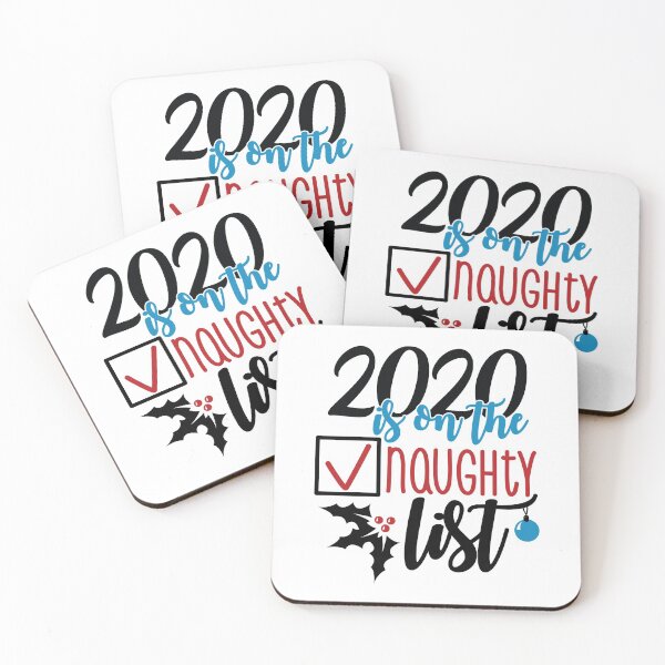 Item preview, 2020 is on the naughty list Christmas 2020 designed and sold by mintandbeer.